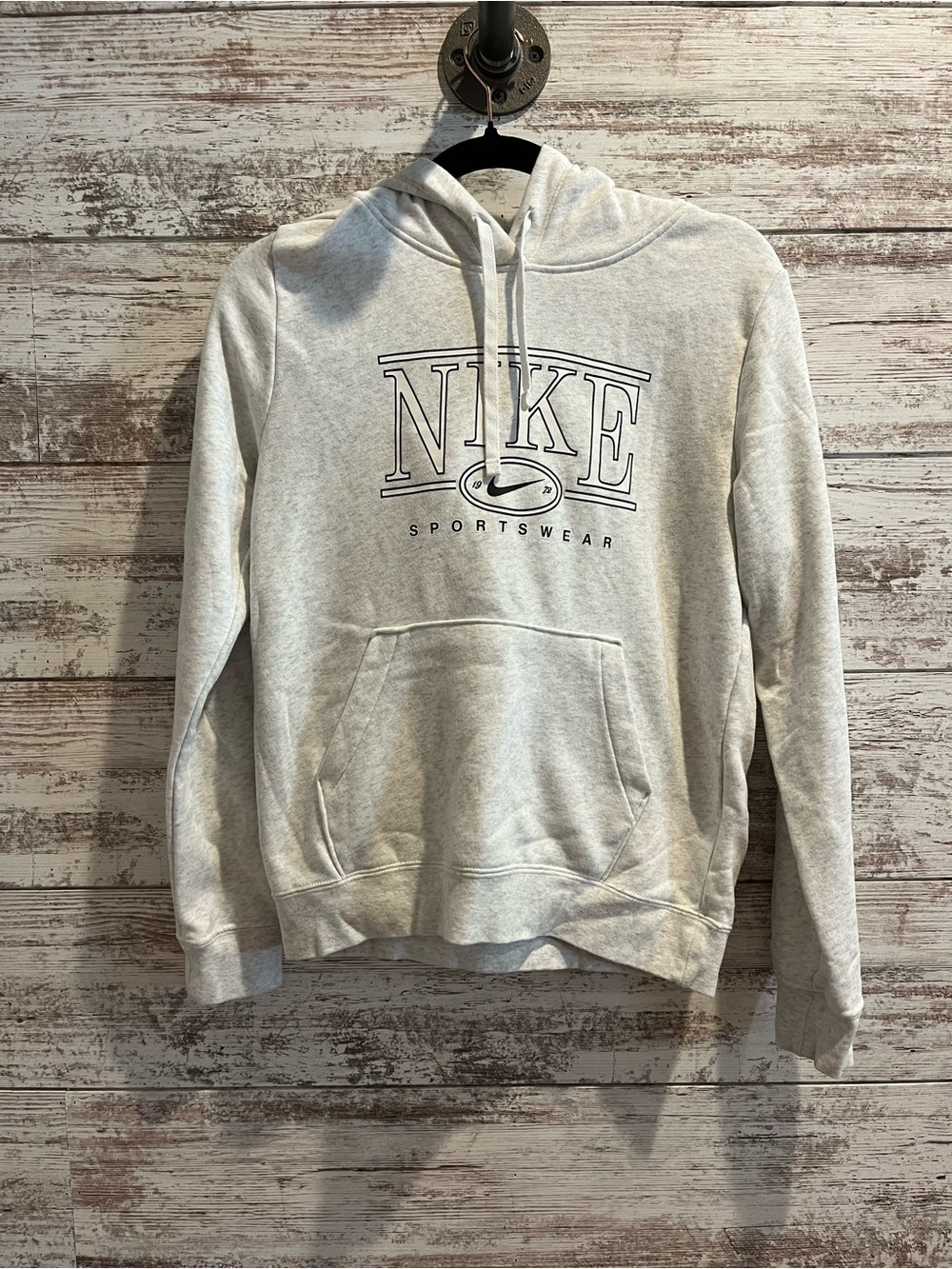 Nike Light Gray Sportswear Pullover Hoodie